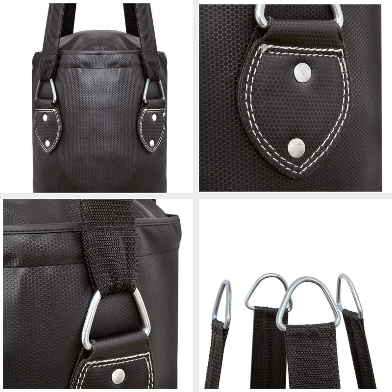 Reebok 4Ft Punchbag and Boxing Gloves Set - Black/Gold - Image 4