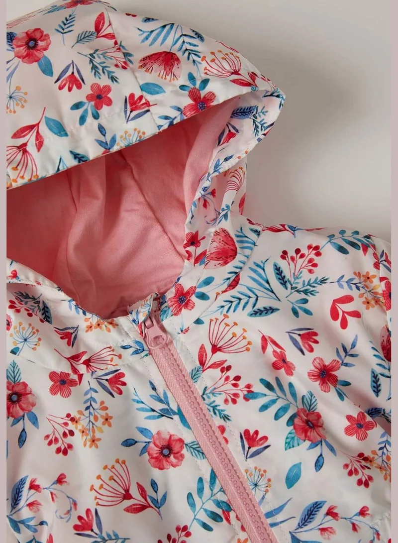 DeFacto Regular Fit Floral Print Coat
