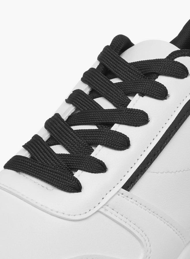LBL by Shoexpress Men Panelled Sneakers with Lace-Up Closure - Image 4