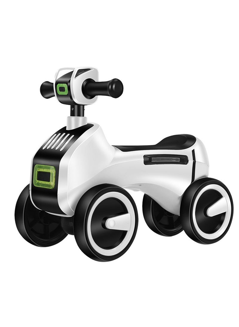 Toyzey Ride on Toy for Kids 1-3 Yeas Old,4 Wheels Balance Bike with Sound and Light,Great Gift for Boys and Girls  - Image 2