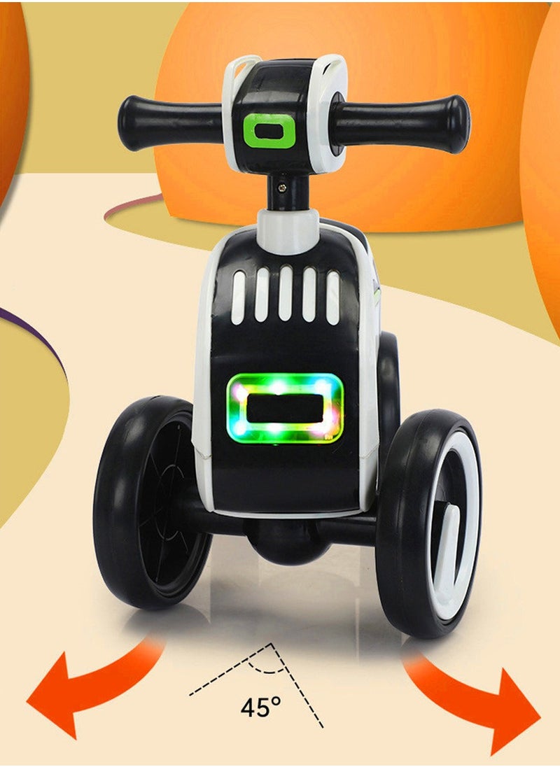Toyzey Ride on Toy for Kids 1-3 Yeas Old,4 Wheels Balance Bike with Sound and Light,Great Gift for Boys and Girls  - Image 5