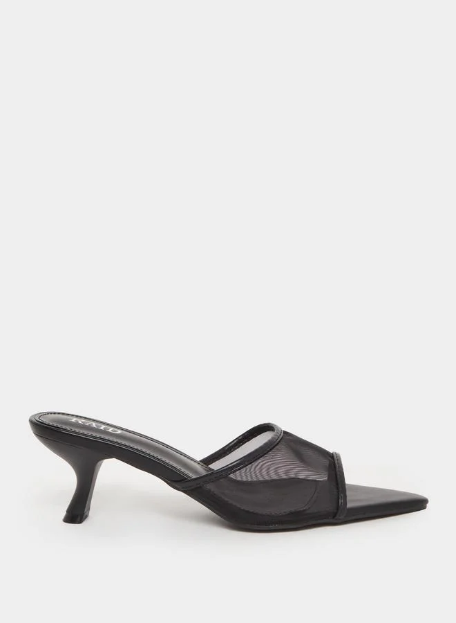 Raid Sable Pointed Toe Mesh Mules