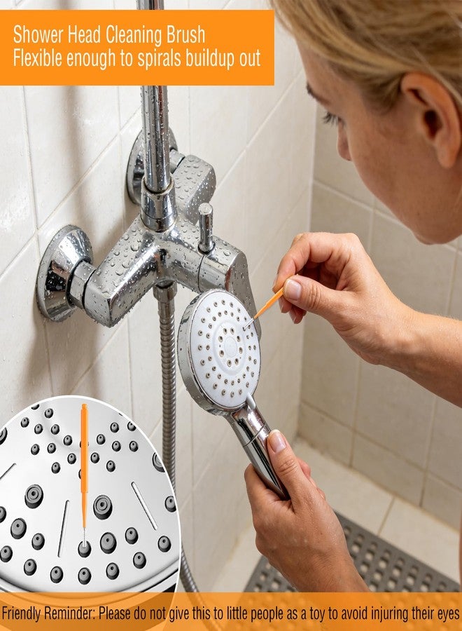BADAO 20PCS Shower Head Cleaner Picks,Shower Head Cleaning Brush Tool for Small Hole Gap Hole Anti-Clogging,Shower Cleaner Picks Fitting Nozzle Unclogger for Household Bathroom Shower Cleaning Brush - Image 2