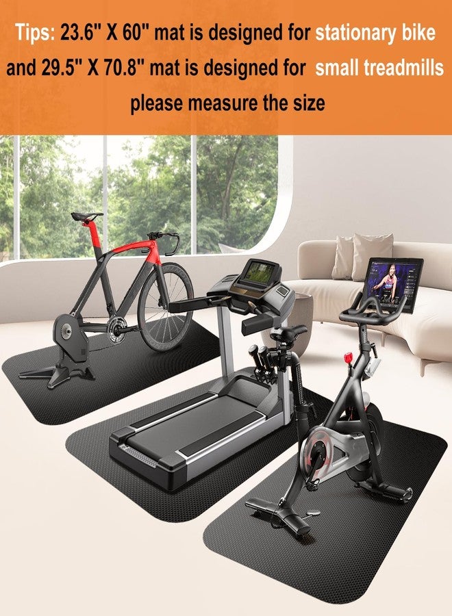 TONINT Exercise Mat, Treadmill, Bike, Elliptical, Rowing, Gym, Noise Reducing, Waterproof, 47.3" x 23.6" - Image 3