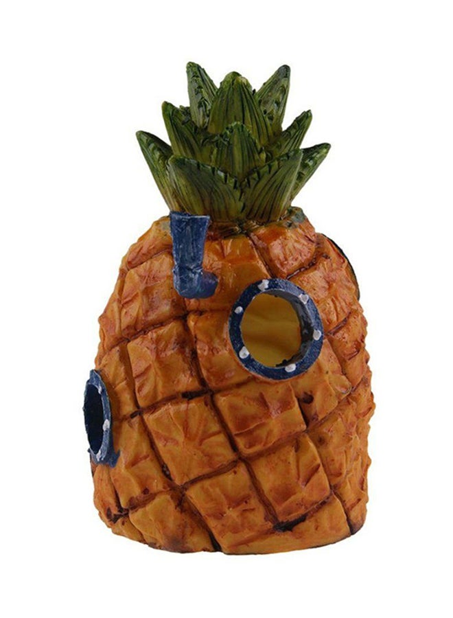 Generic 3 In 1 Unique Design Aquarium Decoration Orange/Green  - Image 3