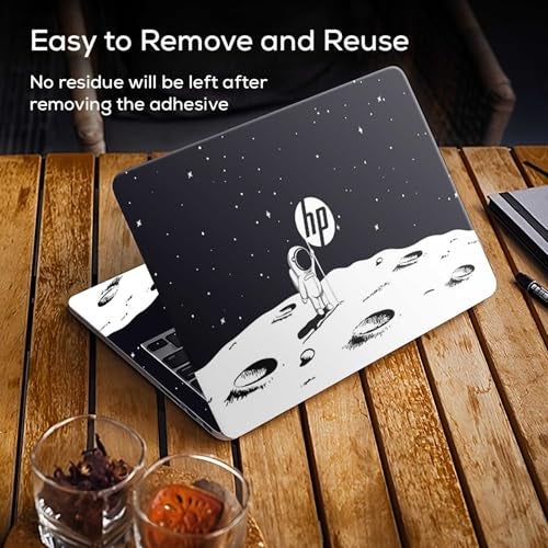 Galaxsia Pattern H8 Full Body Vinyl Laptop Skin/Sticker/Cover Upto 15.6 Inches Laptops Laminated-Removable-HD Quality Compatible for HP - Image 3