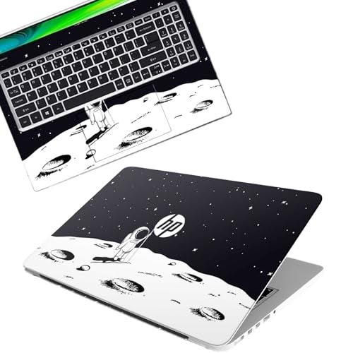 Galaxsia Pattern H8 Full Body Vinyl Laptop Skin/Sticker/Cover Upto 15.6 Inches Laptops Laminated-Removable-HD Quality Compatible for HP - Image 1