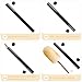 GRNVDWN Lambs Wool Duster with Solid Bamboo HandleLeather Hang Strap189 inch LongNatural Feather Duster for Cleaning Ceiling FansWindow BlindsComputer ScreensBookshelves etc - Image 4