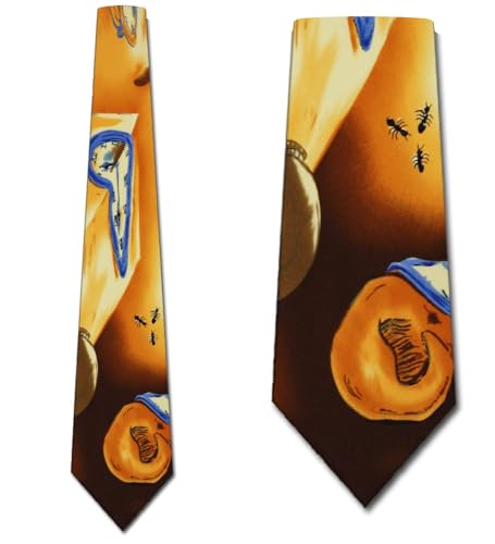 Three Rooker Warping Time Tie Men's Necktie Dali's original work of art - Image 2