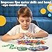 Aizweb 240pcs CClips Hooks Plastic Chain Links Counting Linking Activity Kit Sensory Toys for Toddlers Develops Kids Fine Motor and Color Recognition Sorting SkillsEducational Learning Toys - Image 2