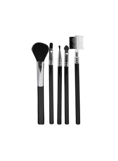 TS Plastic Makeup Brush With Pack Of 5 Multicolor  - Image 1