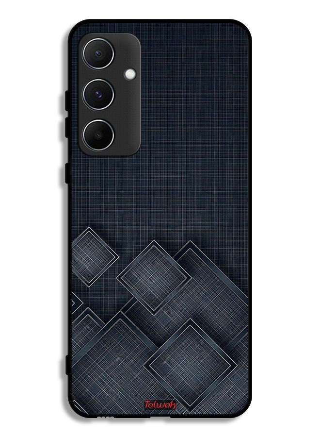 Tolwak Samsung Galaxy A55 5G Protective Case Cover Squares Pattern On Cloth  - Image 1