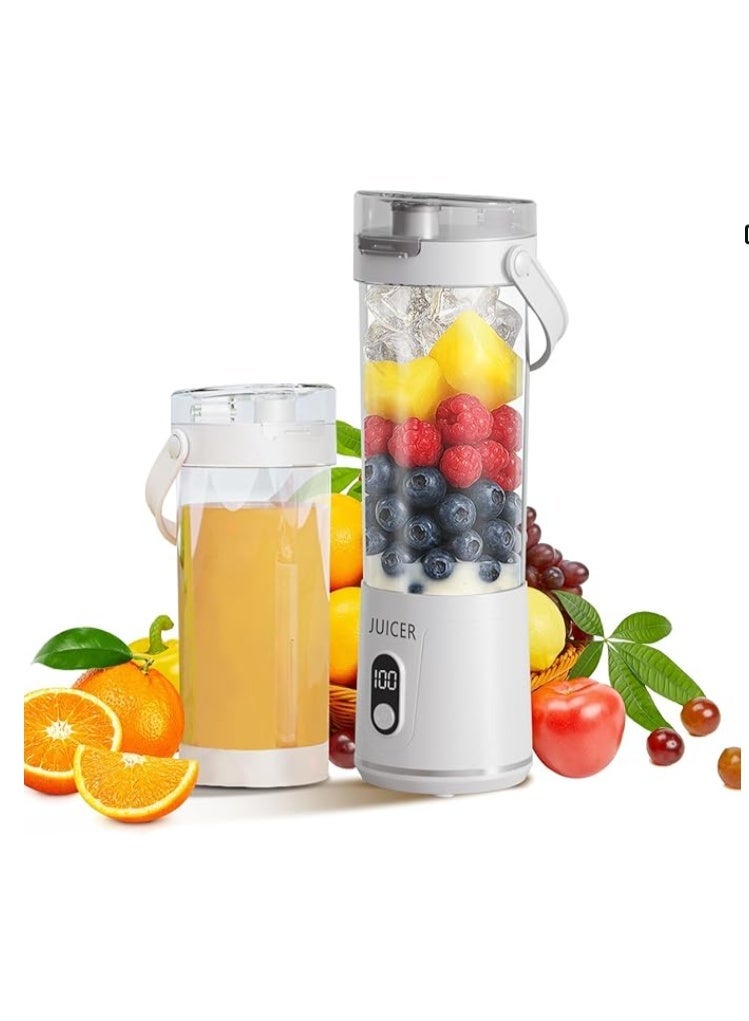 DENX Wireless Portable Juicer DX3227, 600ML, 50W, USB-C Charging, Personal Blender for Smoothies - Image 4