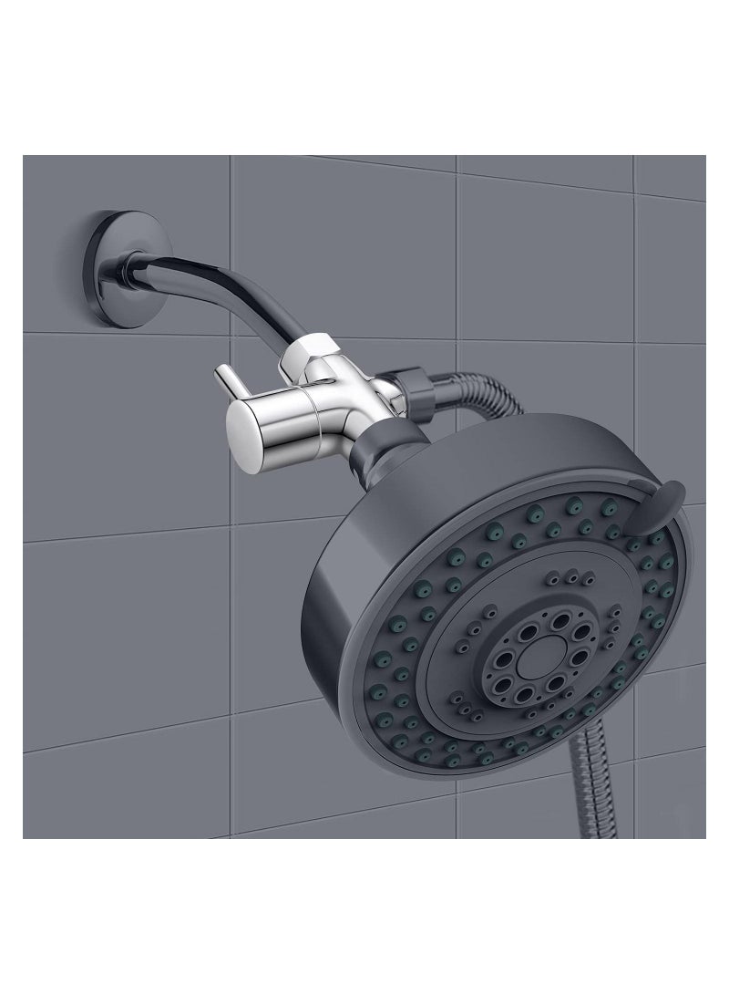 SYOSI Shower Head Diverter Valve Solid Brass Shower Arm Diverter Valve for Hand Held Showerhead and Fixed Spray Head 20mm Diameter 3 Way Universal Shower System Replacement Part  - Image 2