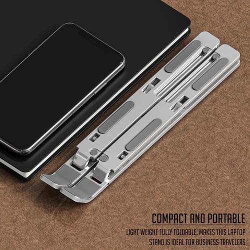 ls lapster Lapster Ergonomic Portable Aluminium Laptop Stand - Image 2