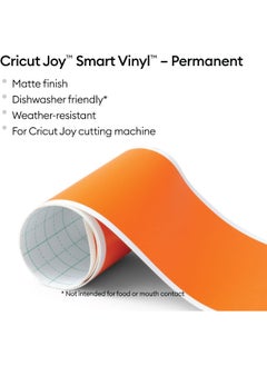 Cricut Joy Smart Vinyl Permanent  Orange (Matte)  1.2M (4Ft)  Self Adhesive Roll  - Image 2