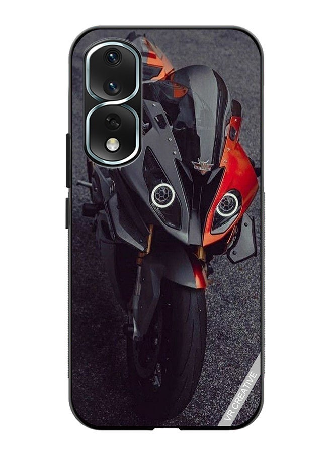 VR CREATIVE Protective Case Cover For Honor 80 Pro Bike Design Multicolour - Image 1