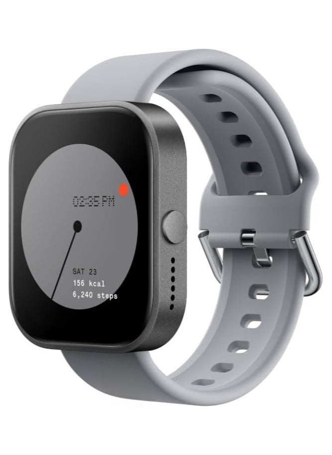 CMF Watch Pro 1.96’’ Smart watch for Adults Waterproof, Fitness Sports Tracker Watch with Heart Rate Monitor,Healthy Sleep Monitor for Smart Phones, premium version Latest version for 2025. Ash Grey  - Image 1