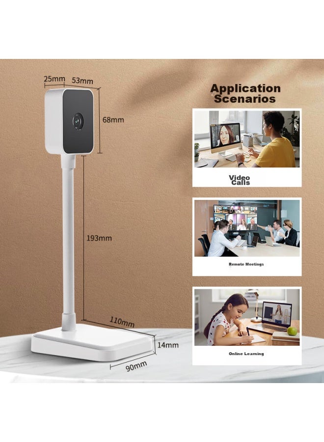 Sada Computer Online Course Microphone And Camera, External High-definition Wide-angle Camera, Plug-and Video Chat, Laptop Office Video Conference A12 - Image 5