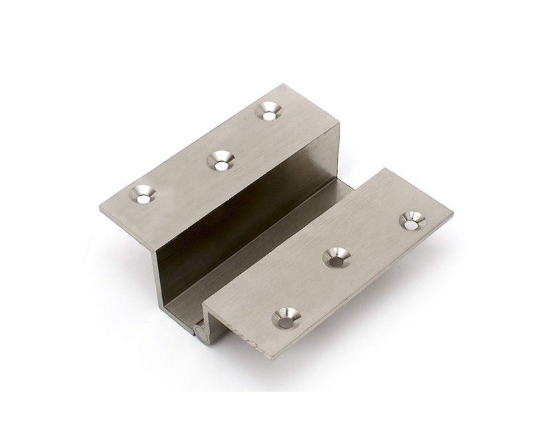 SANJARI SANJARI Combo Pack of 12 Brass W Hinges 3 INCH Silver Matte Finish  - Image 5