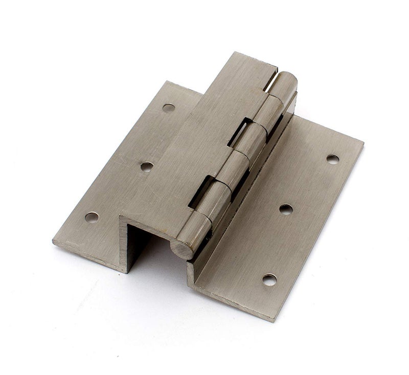 SANJARI SANJARI Combo Pack of 12 Brass W Hinges 3 INCH Silver Matte Finish  - Image 3