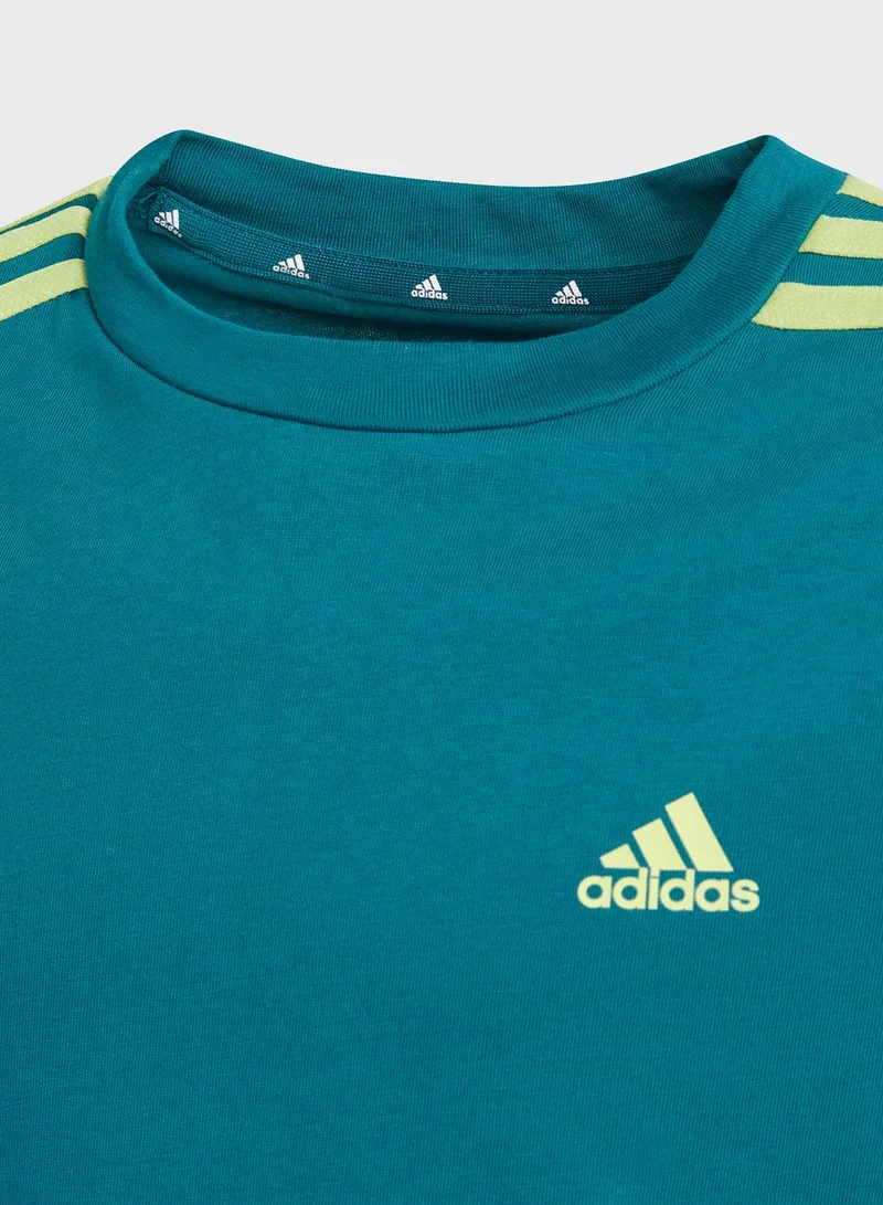 Adidas Youth Essentials 3-Stripe T-Shirt