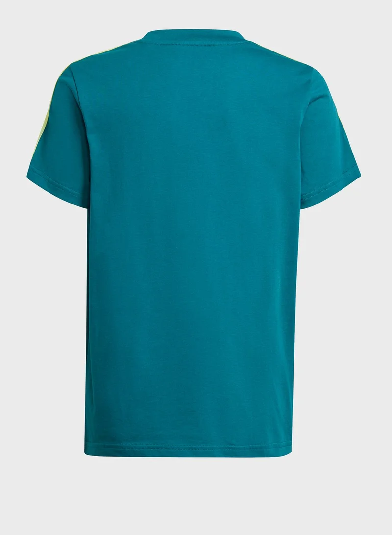 Adidas Youth Essentials 3-Stripe T-Shirt