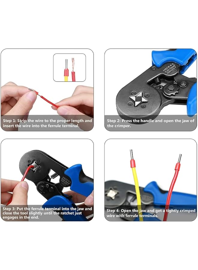 The Bros 100PCS Insulated Cord Pin End Terminal (0.5mm White) - Image 2