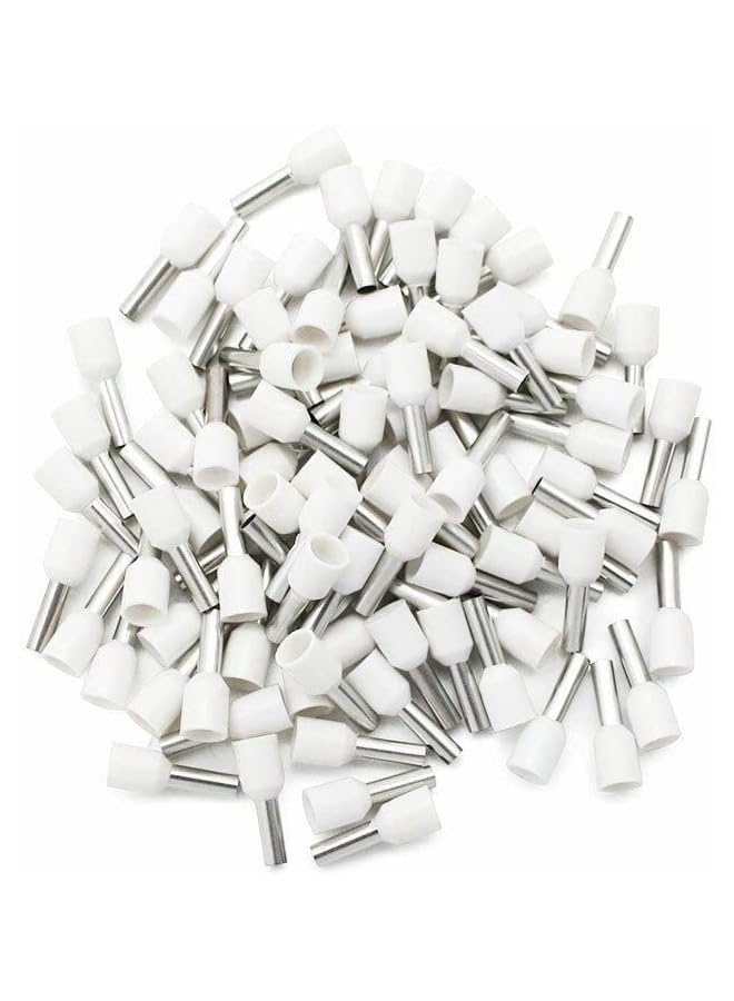 The Bros 100PCS Insulated Cord Pin End Terminal (0.5mm White) - Image 1