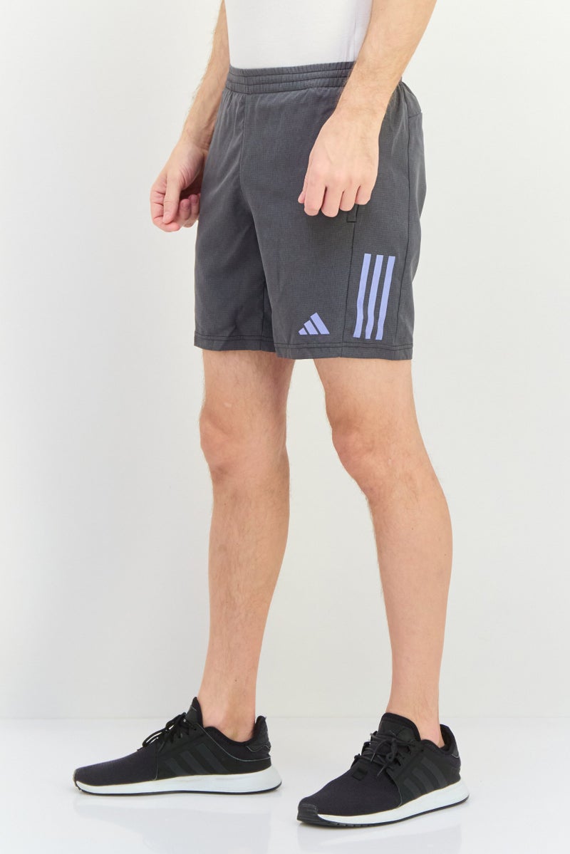 Adidas Men Regular Fit 5 Inseam Running Shorts, Grey - Image 2