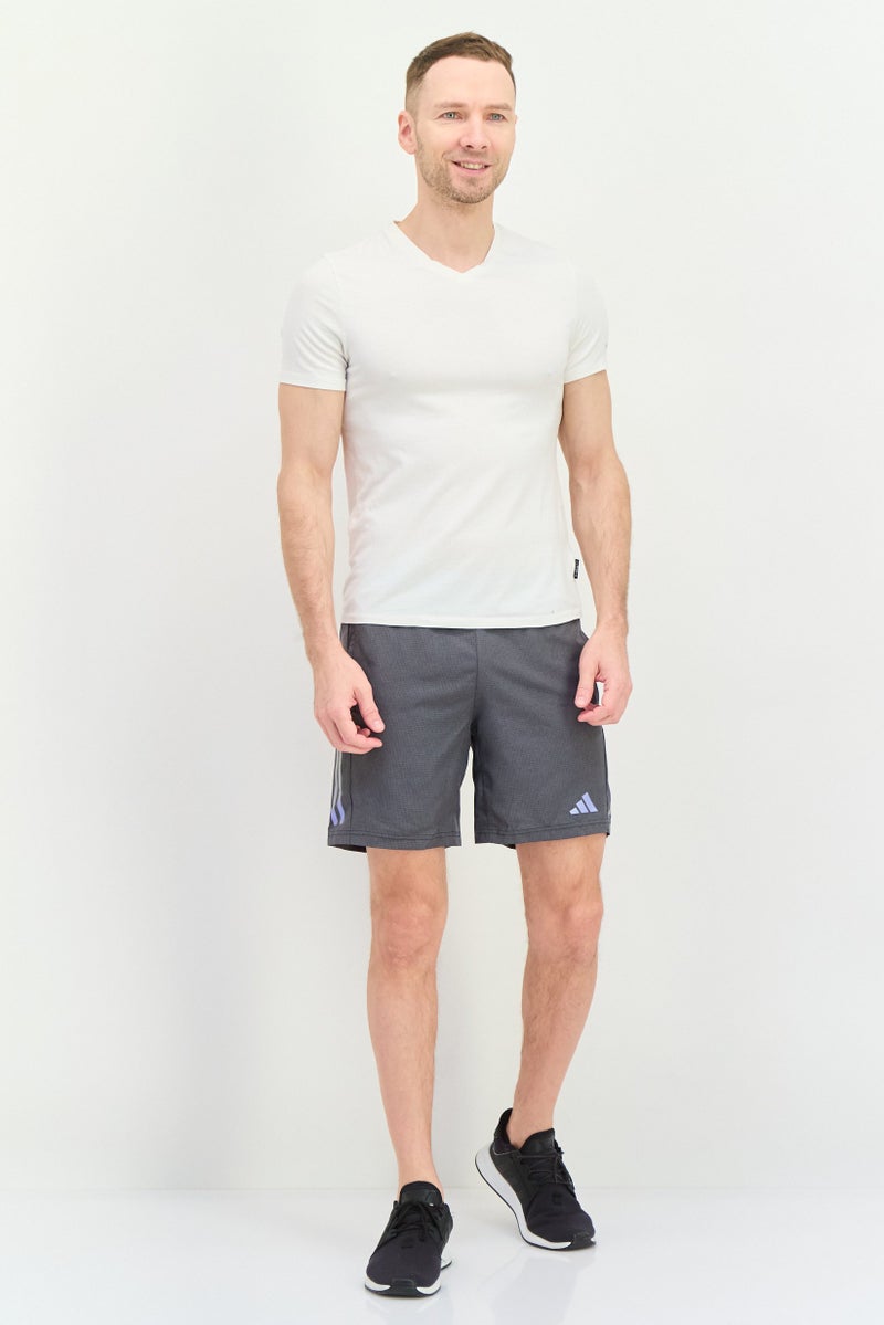 Adidas Men Regular Fit 5 Inseam Running Shorts, Grey - Image 4