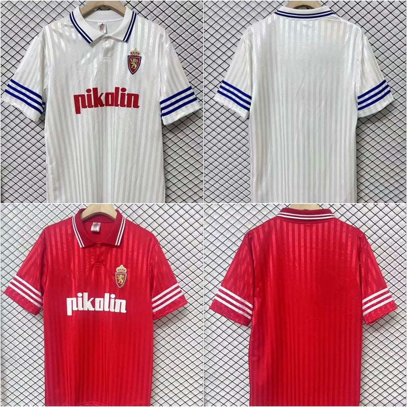 Classic Vintage Football Clothes Spain Malaga Valladolid Zaragoza Sunderland Edition Jersey - Image 4