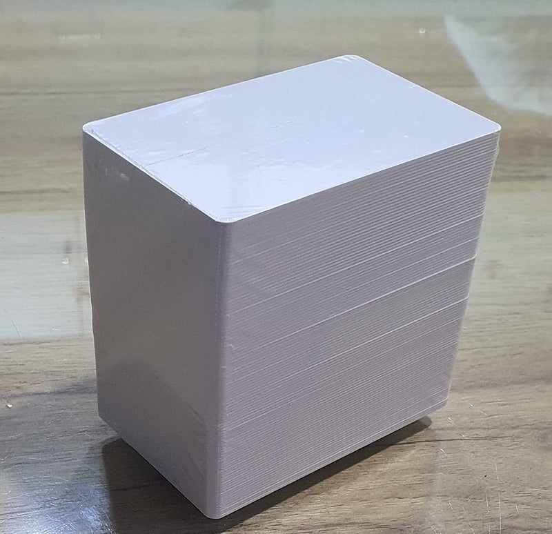 YUKONICS Plain White Premium PVC ID Card for Thermal Printers, Evolis, Zebra, Fargo, Data Card, Magic Cards (Pack of 100) - Image 4