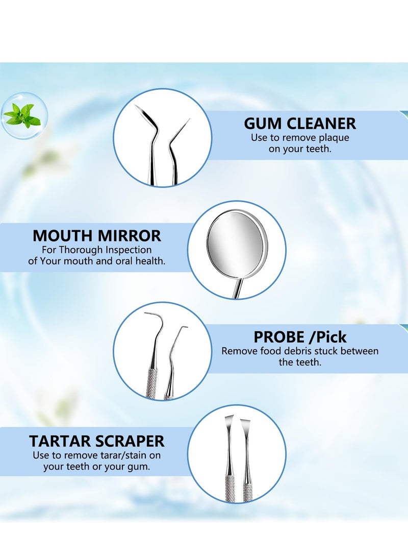 Generic Dental Cleaning and Hygiene Kit for Plaque Cleaner, Tartar Remover, with Case for Adults Children, and Pets  - Image 2