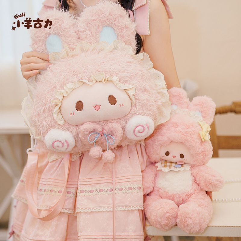 Rubu Cute Rabbit Plush Backpack for Kids - Image 3