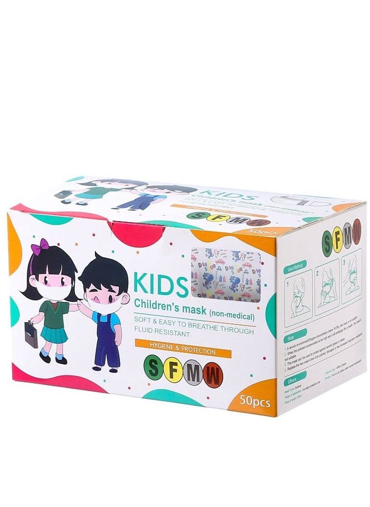 SFMW 50-Piece Separate Envelope  Kids Face Mask  - Image 4