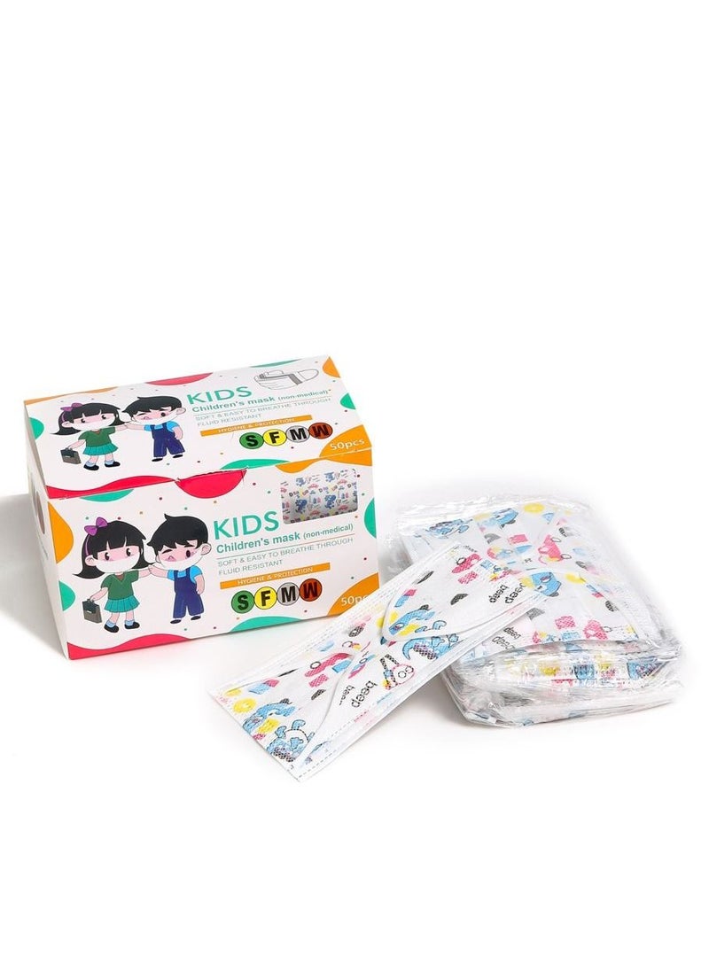 SFMW 50-Piece Separate Envelope  Kids Face Mask  - Image 3