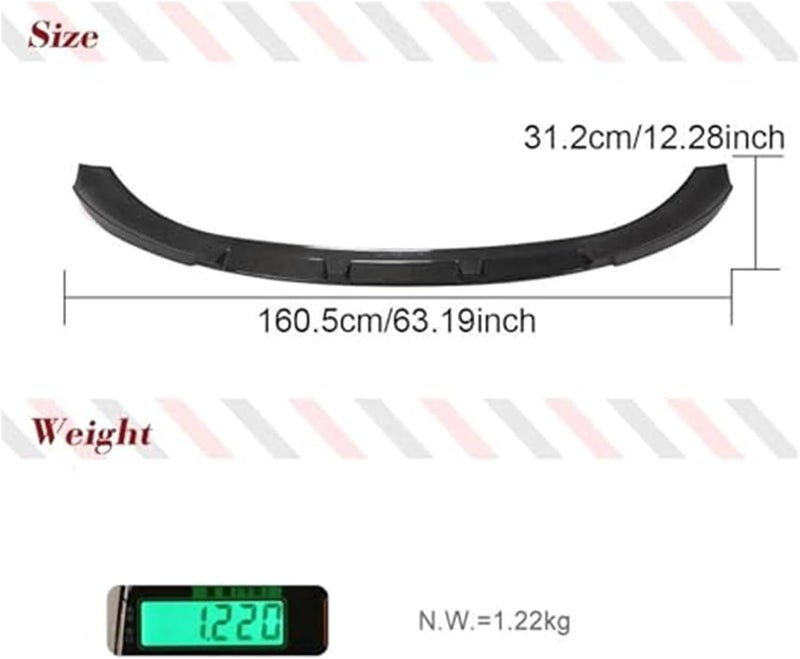 DEMULAX Carbon Fiber Front Splitter for BMW i3 - Image 5
