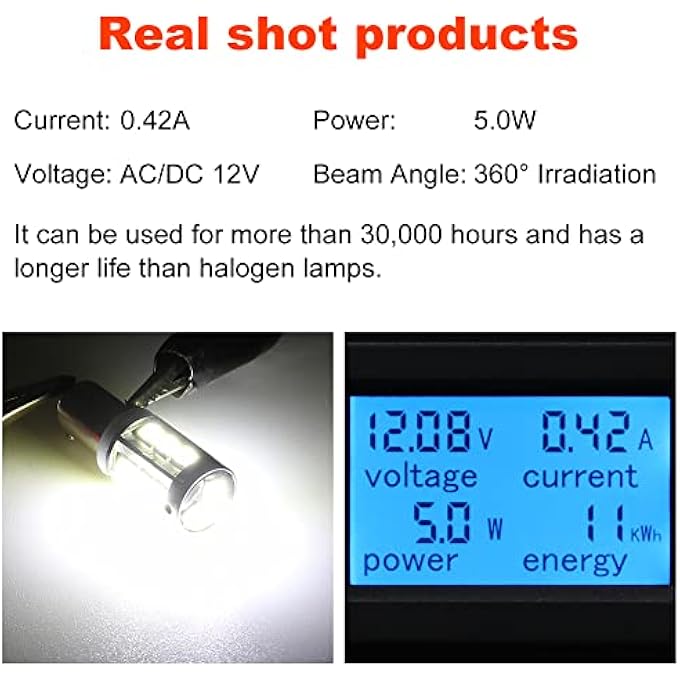 ريحني قطعتان من مصابيح ليد ACDC 930 1200 لومن H21W Bay9S خالية من الأخطاء، فائقة السطوع 15SMD 3030 مع عدسة 64136 لمبة ليد لداخل السيارة، خريطة القبة، باب، لوحة ترخيص، أضواء زينون أبيض - Image 3