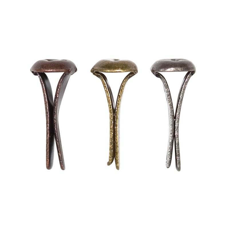 Advantus Tim Holtz Idea-ology Metal Mini Fasteners, 99 per Pack, 1/4 Inch, Antique Finishes, TH92790 - Image 2