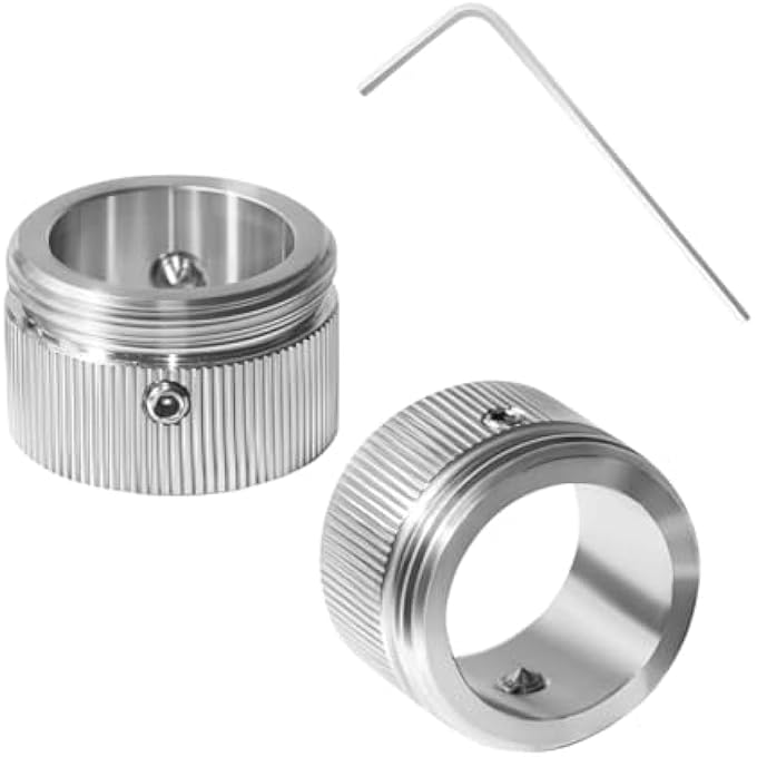 RADIATOR THERMOSTAT ADAPTER M30 X 1.5 MADE OF 304 STAINLESS STEEL HEATING VALVE ADAPTER FOR RA RAV RAVL VALVE RADIATOR VALVE THERMOSTAT HEAD ADAPTER WITH HEX KEY SET OF 2 - Image 1