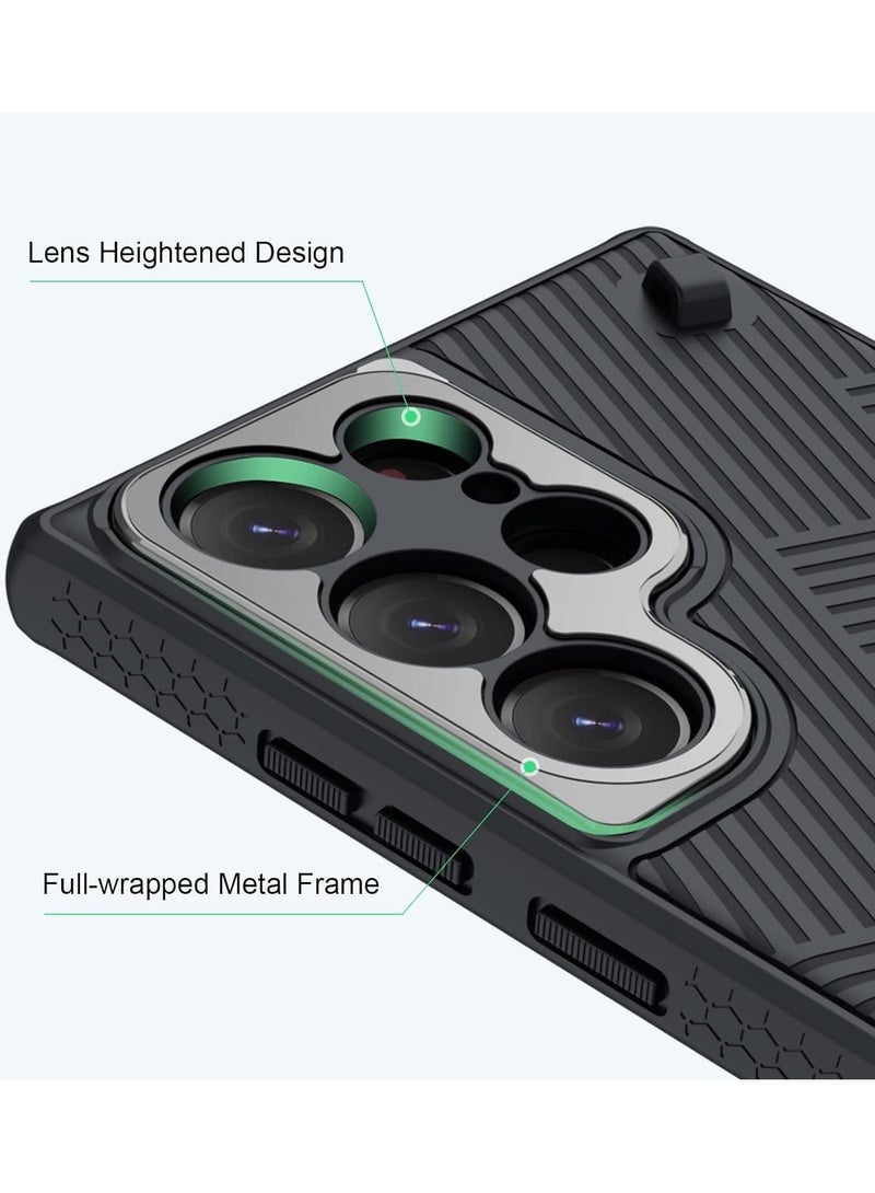 Nillkin Samsung Galaxy S23 Ultra Case with Detachable Rope Strap Military Drop Protection Hard Back Soft Bumper Slim Protective Phone Case for Galaxy S23 Ultra 6.8 Inch - Image 4