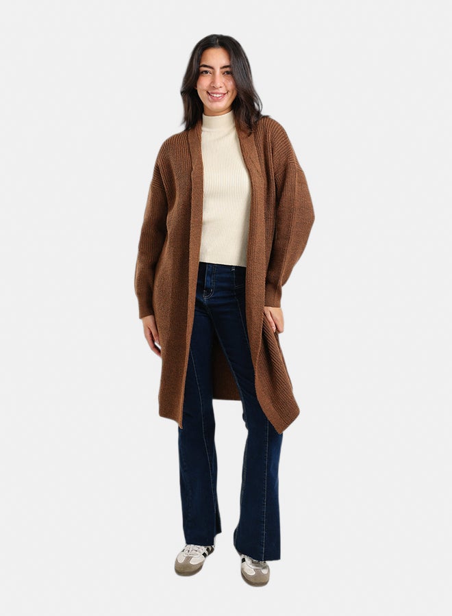 Carina Relaxed Knee-Length Cardigan - Image 1