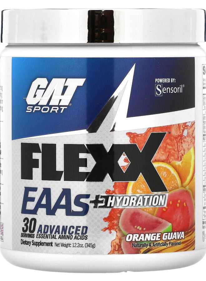 Flexx EAAs + Hydration Orange Guava 12.2 oz (345 g)