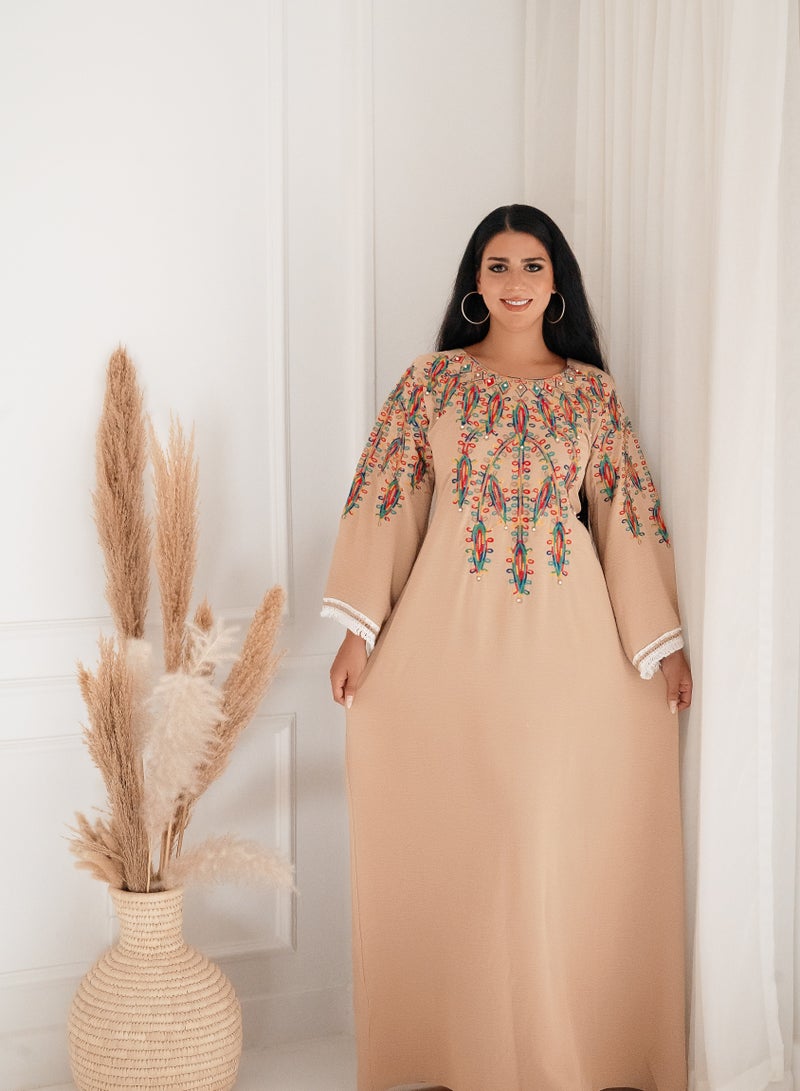 Jalabiya, elegant design, luxurious embroidery  - Image 1