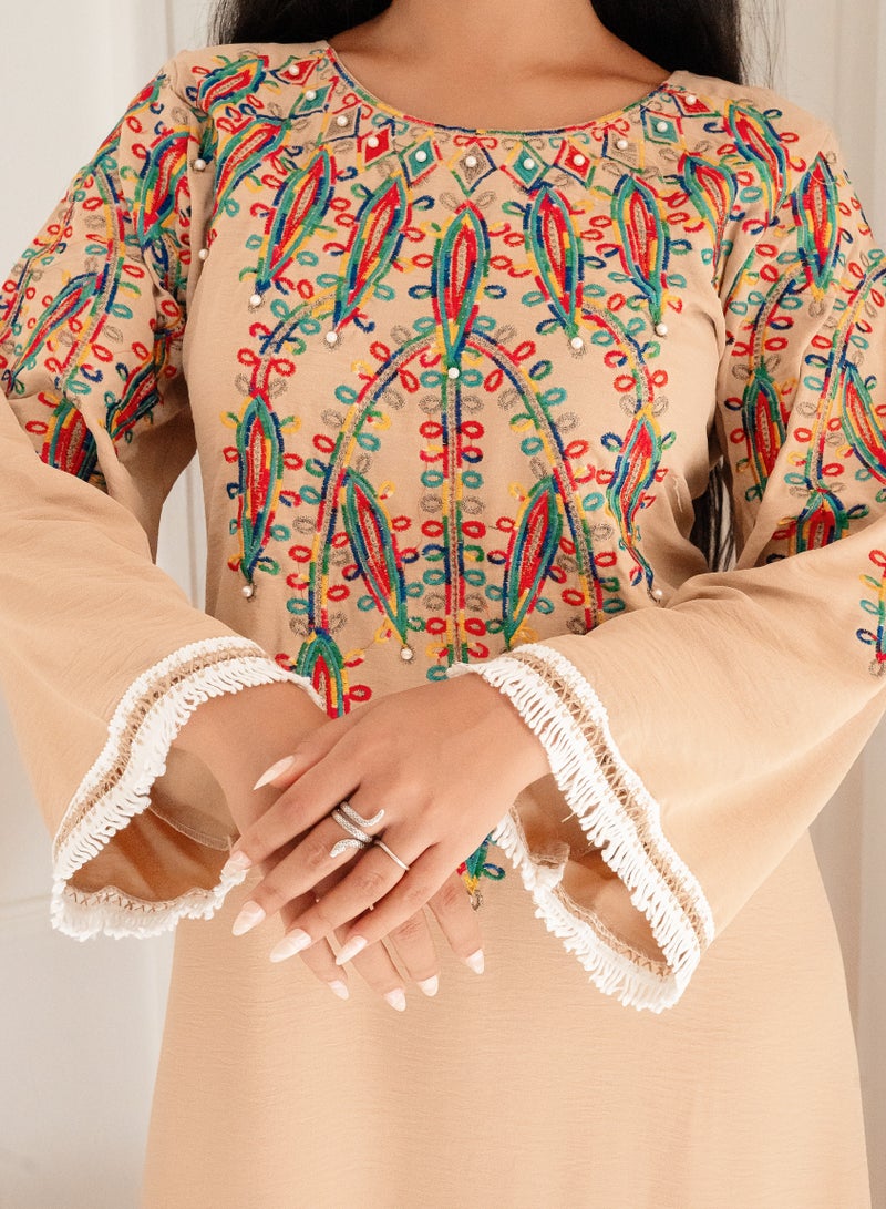 Jalabiya, elegant design, luxurious embroidery  - Image 2