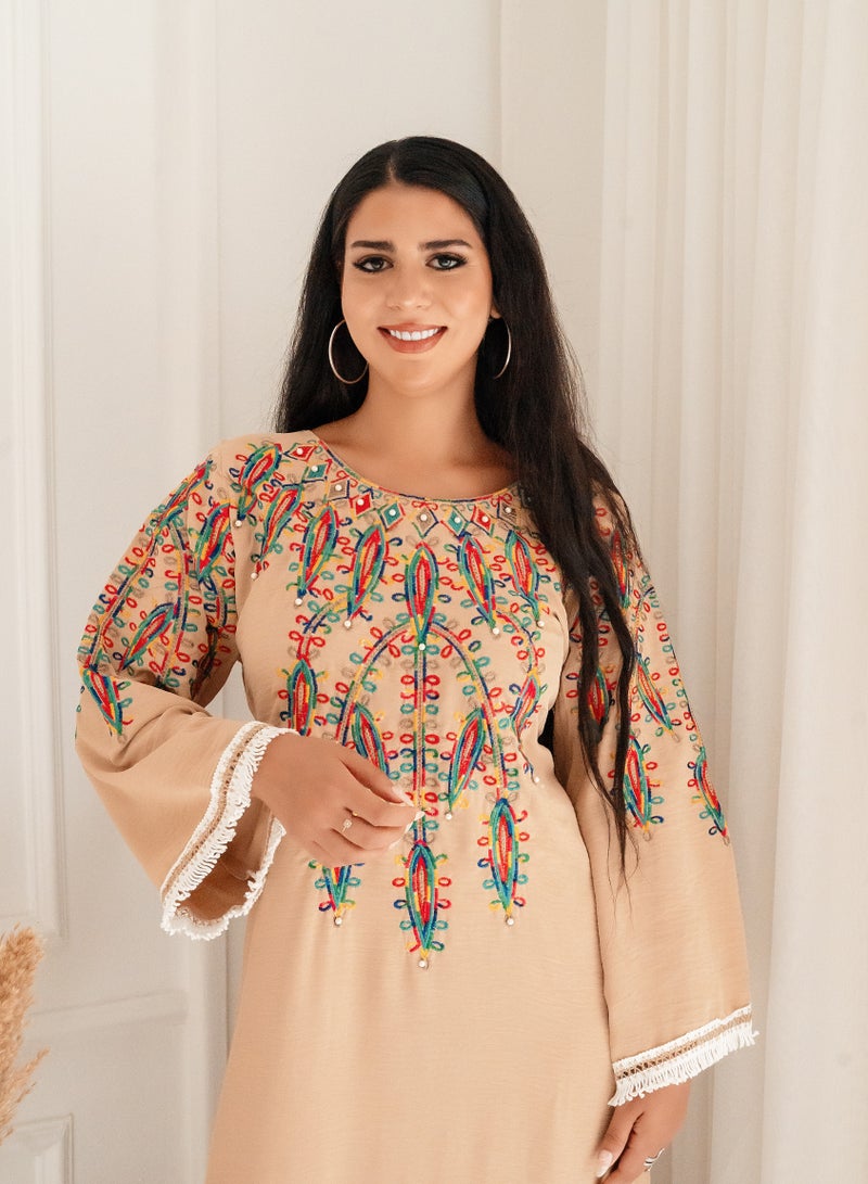 Jalabiya, elegant design, luxurious embroidery  - Image 3