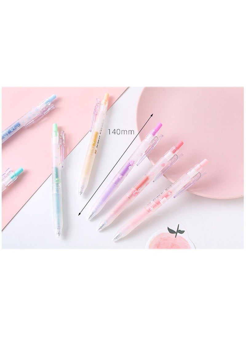 Generic Color Glitter Gel Pen 16 Pcs Black Card Bullet With Pen Clip Signature Pen Set 0.5 MM Retractable Rolling Ball Gel Pens Quick Drying Ink  Gel Pens for Colouring Books Doodling Drawing  - Image 3
