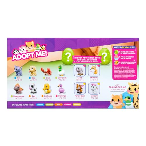 Adopt Me! 10 Pack Mystery Pets - Series 1-10 - Top Online Game - Exclusive Virtual Item Code Included - Fun Collectible Toys for Kids Featuring Favorite Pets, Ages 6+ - Image 5