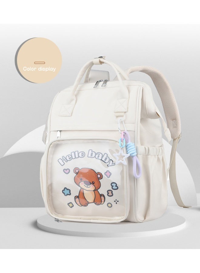Mark Fairwhale Portable Large Capacity Leisure Multifunctional Backpack, Baby Stroller Hanging Bag  - Image 1